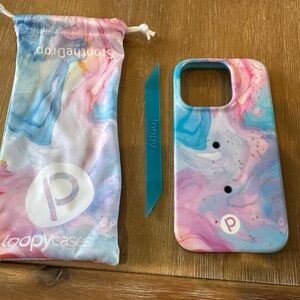 Loopy Original - iPhone 14 Pro (6.1" Screen) - Cotton Candy Swirl | Matte